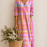 Bloom Sara: Robe de printemps élégante et sans effort - Amélie Delaire