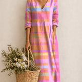 Bloom Sara: Robe de printemps élégante et sans effort - Amélie Delaire