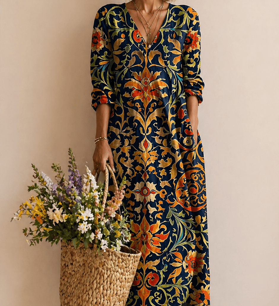 Bloom Yana: Robe de printemps élégante et sans effort - Amélie Delaire