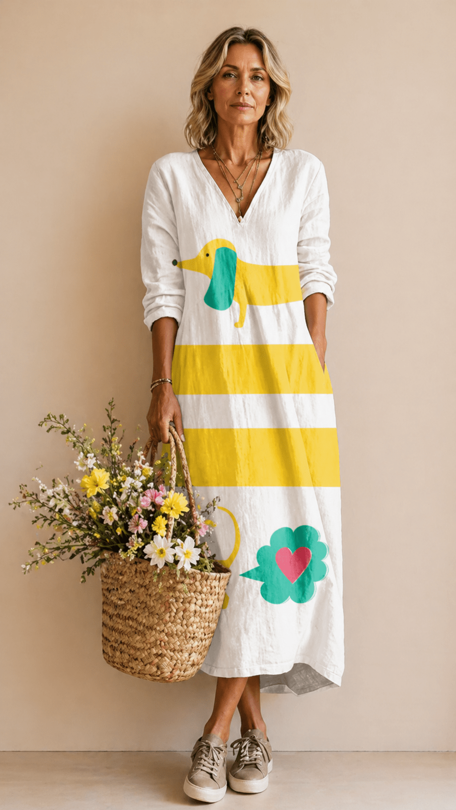 Bloom Zoe: Robe de printemps élégante et sans effort - Amélie Delaire