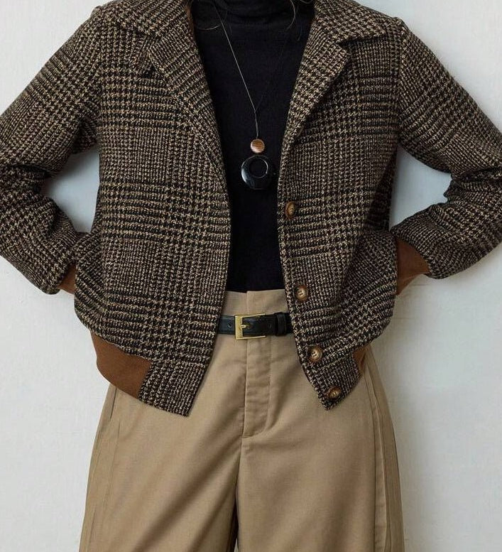 Blythe | Veste en Tweed Croisée - Amélie Delaire