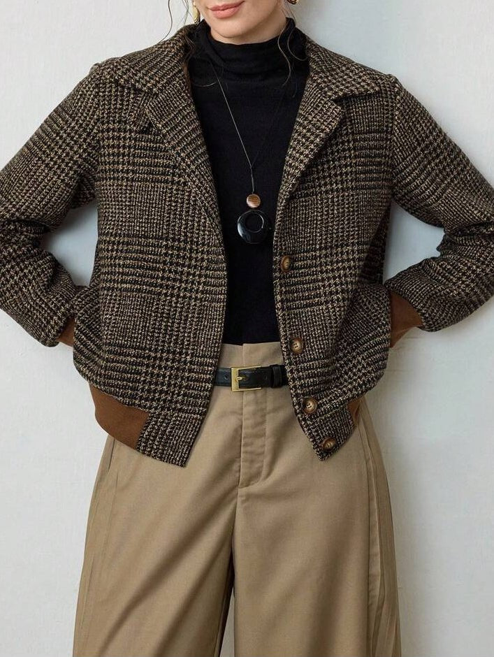 Blythe | Veste en Tweed Croisée - Amélie Delaire