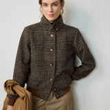 Blythe | Veste en Tweed Croisée - Amélie Delaire