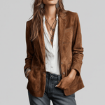 Brenda | Blazer en Suède Douce - Amélie Delaire
