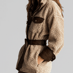 Bridget | Veste Teddy Ceinturée - Amélie Delaire