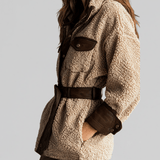 Bridget | Veste Teddy Ceinturée - Amélie Delaire