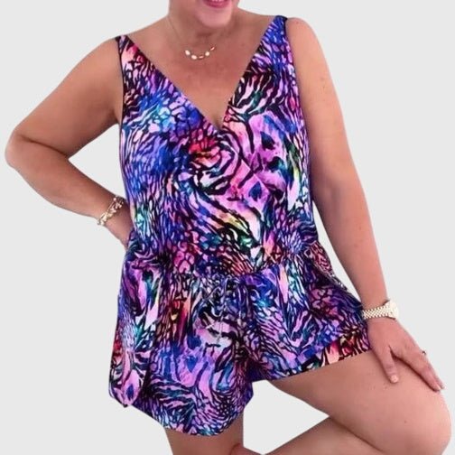 Camille Rose | Robe de Maillot de Bain Élégante - Amélie Delaire