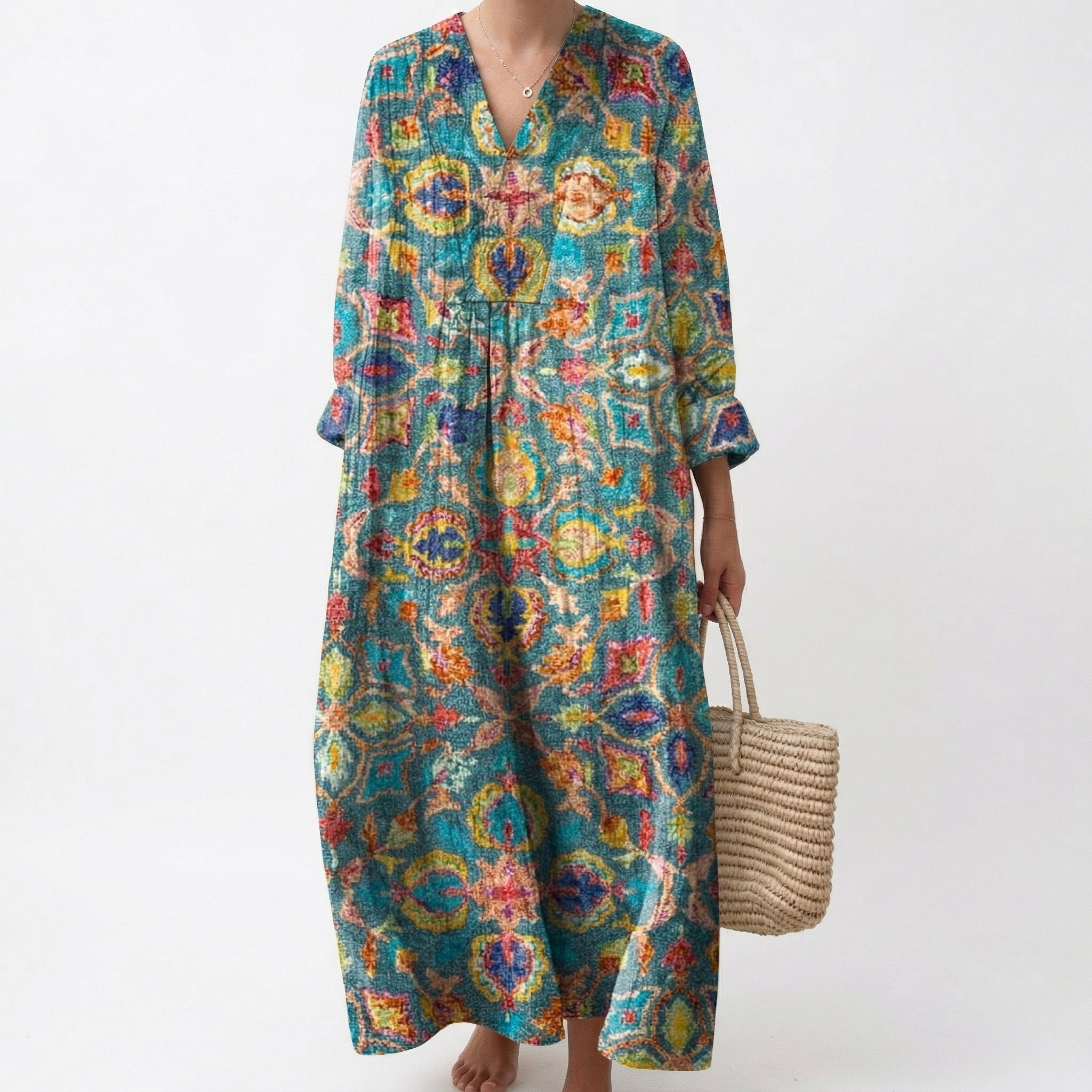 Capucine - Robe d’Été Imprimée Flatteuse - Amélie Delaire