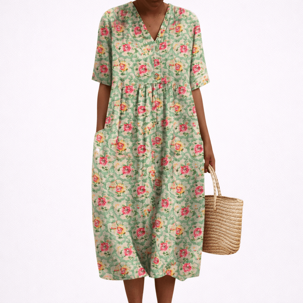 Cécile - Robe d’Été Confortable - Amélie Delaire