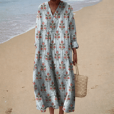 Chloé - Robe d’Été Imprimée Flatteuse - Amélie Delaire