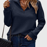 Christine | Pull élégant à demi zip - Amélie Delaire