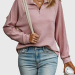 Christine | Pull élégant à demi zip - Amélie Delaire