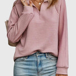 Christine | Pull élégant à demi zip - Amélie Delaire