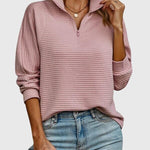 Christine | Pull élégant à demi zip - Amélie Delaire