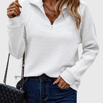 Christine | Pull élégant à demi zip - Amélie Delaire