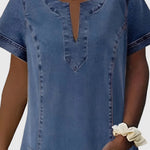 Christine | Robe en Jean Élégante - Amélie Delaire
