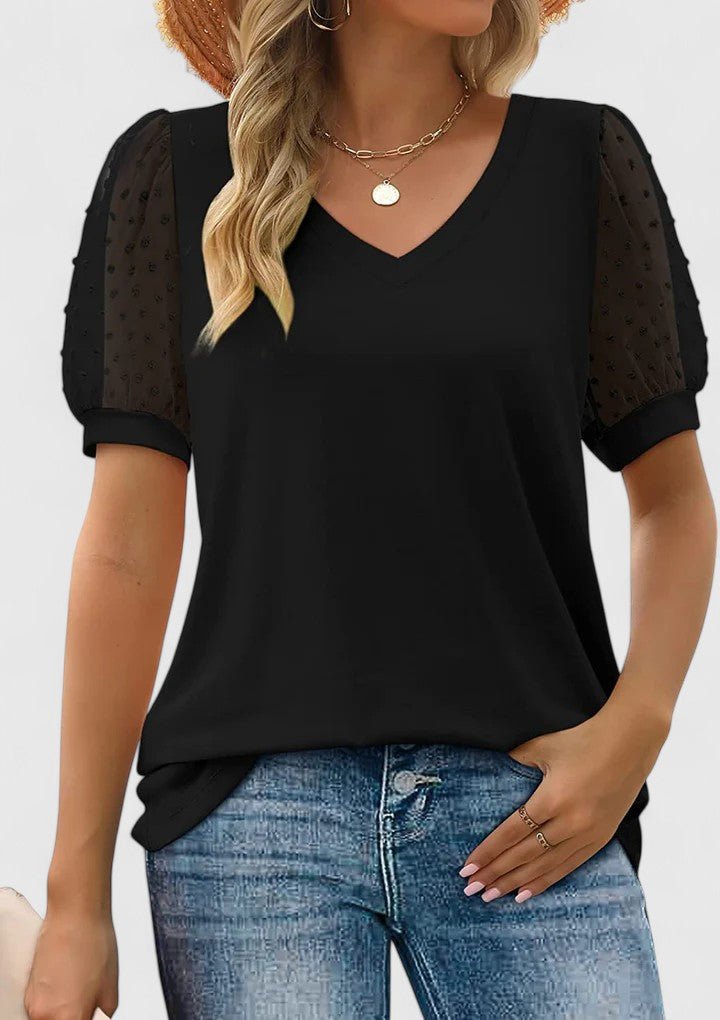 Claire | Haut V Neck Confortable - Amélie Delaire