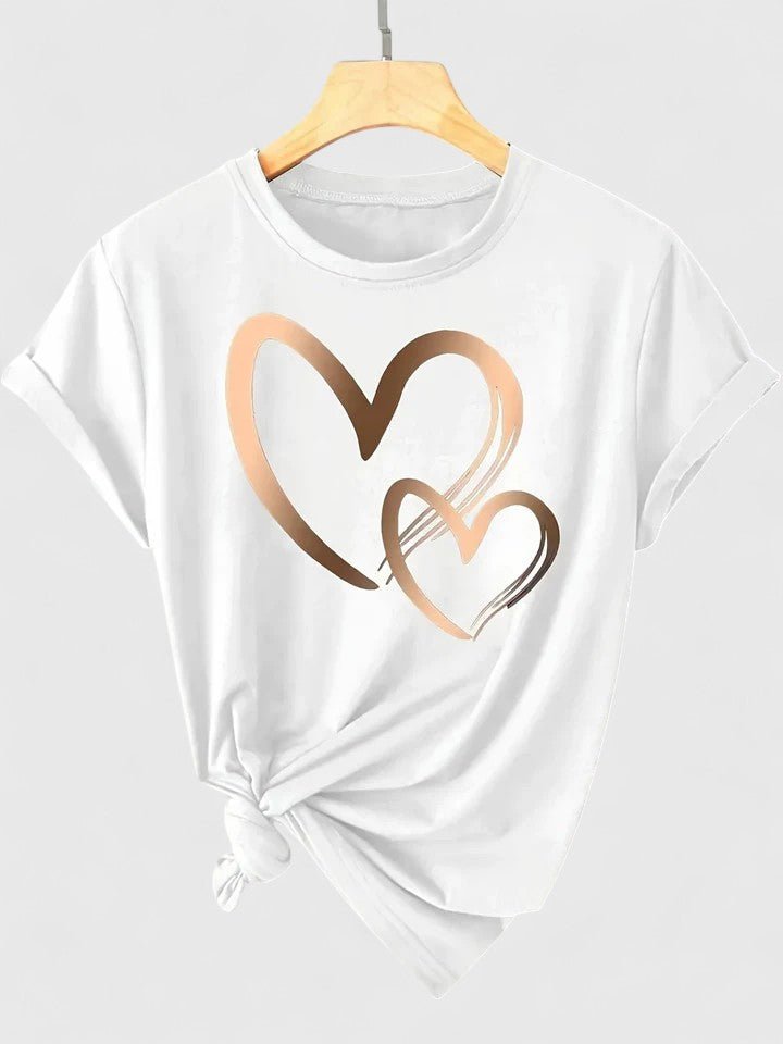 Clara | T Shirt Confortable à Manches Courtes - Amélie Delaire