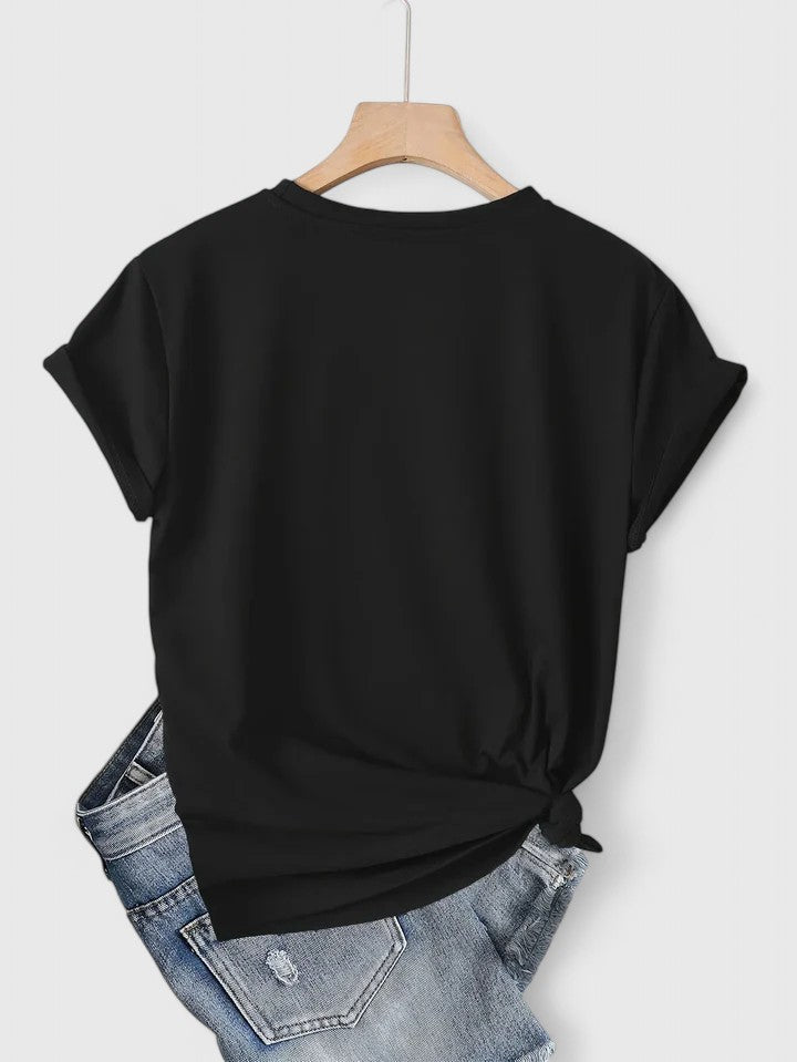 Clara | T Shirt Confortable à Manches Courtes - Amélie Delaire