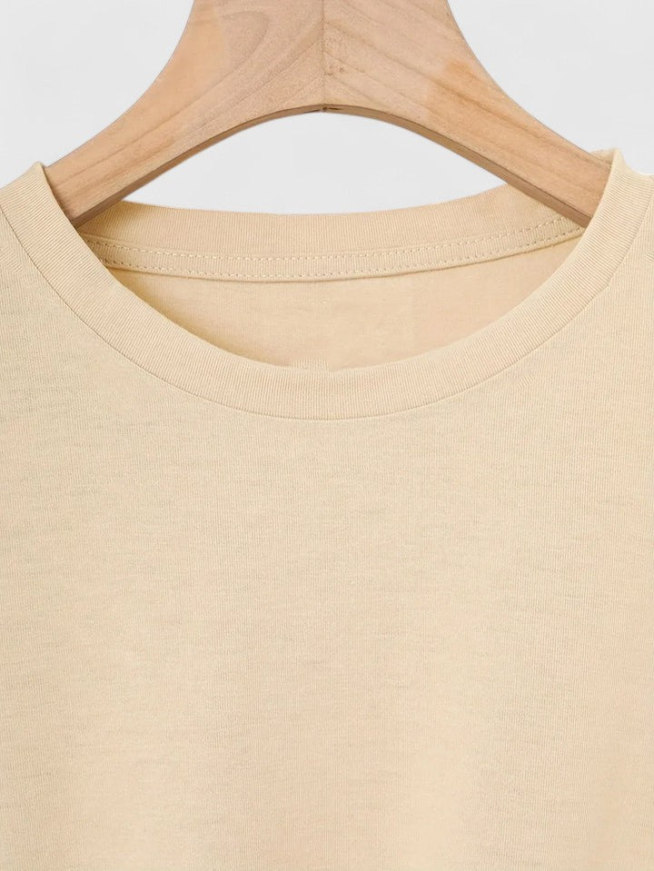 Clara | T Shirt Confortable à Manches Courtes - Amélie Delaire