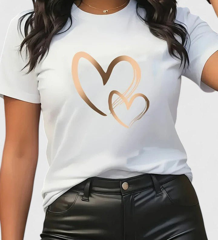 Clara | T Shirt Confortable à Manches Courtes - Amélie Delaire