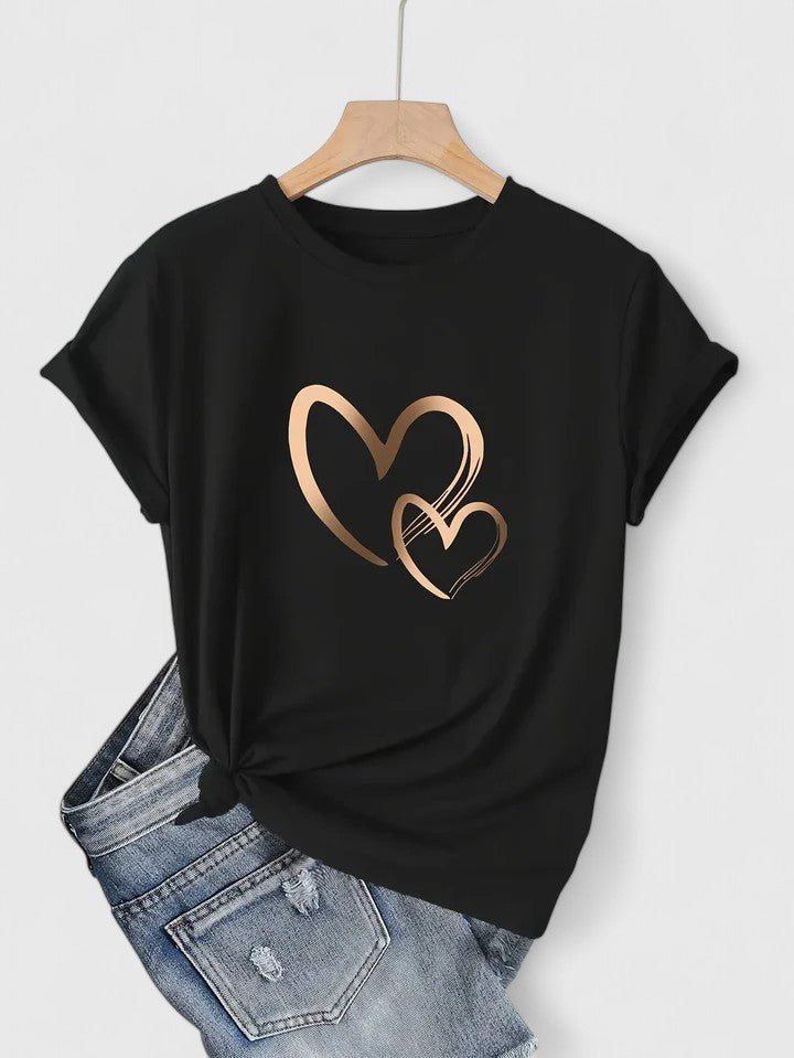 Clara | T Shirt Confortable à Manches Courtes - Amélie Delaire