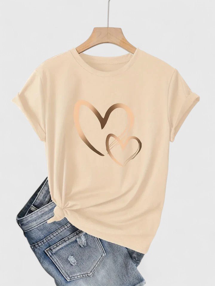 Clara | T Shirt Confortable à Manches Courtes - Amélie Delaire