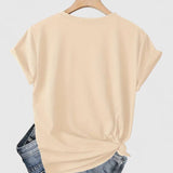 Clara | T Shirt Confortable à Manches Courtes - Amélie Delaire