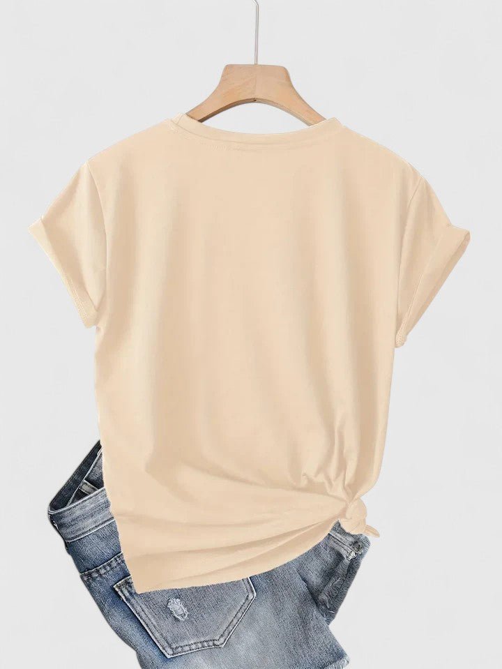 Clara | T Shirt Confortable à Manches Courtes - Amélie Delaire