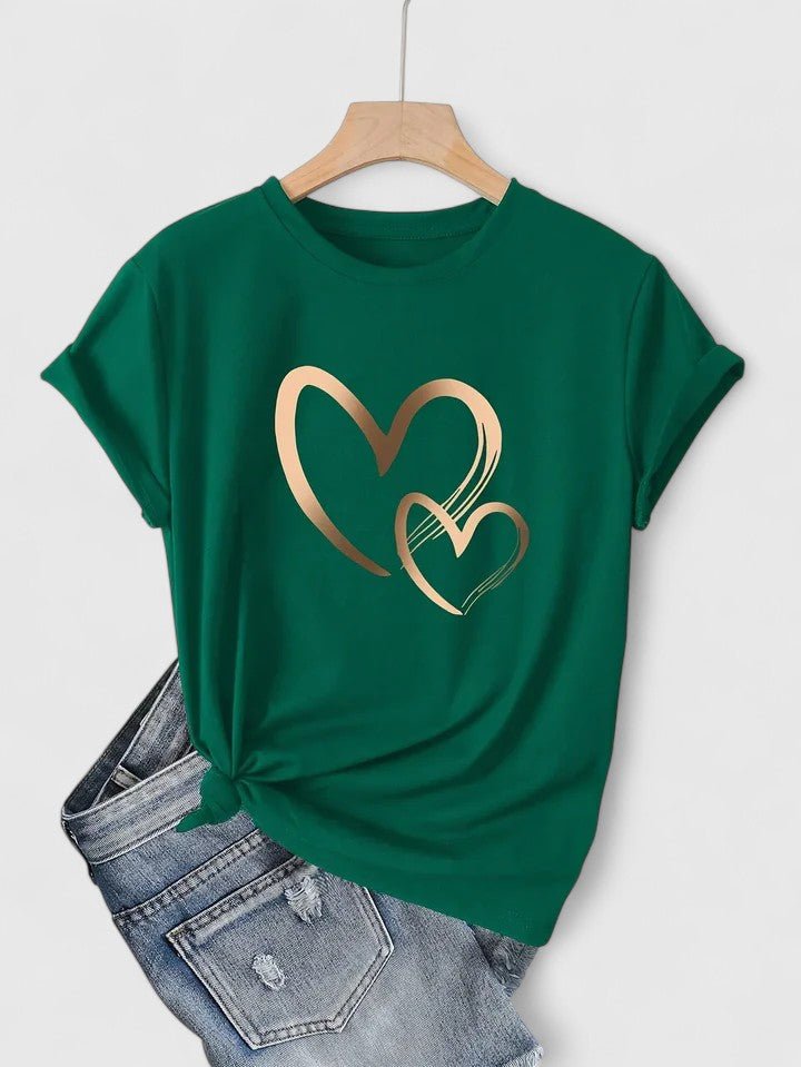 Clara | T Shirt Confortable à Manches Courtes - Amélie Delaire