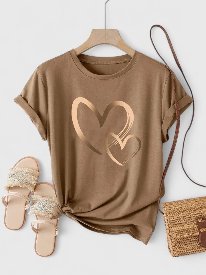 Clara | T Shirt Confortable à Manches Courtes - Amélie Delaire