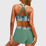 Clémence | Ensemble de Bikini Ridé Taille Haute - Amélie Delaire
