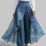 Marlène | Jean à empiècements en chiffon