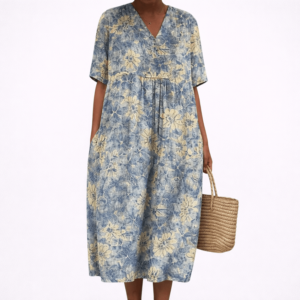Delphine - Robe d’Été Confortable - Amélie Delaire