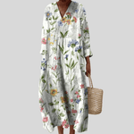 Doriane - Robe d’Été Imprimée Flatteuse - Amélie Delaire