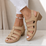 Tessa | Sandales Orthopédiques Taupe Élégance Intemporelle