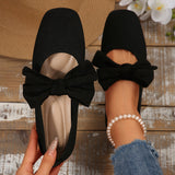 Andréa | Ballerines à grand nœud