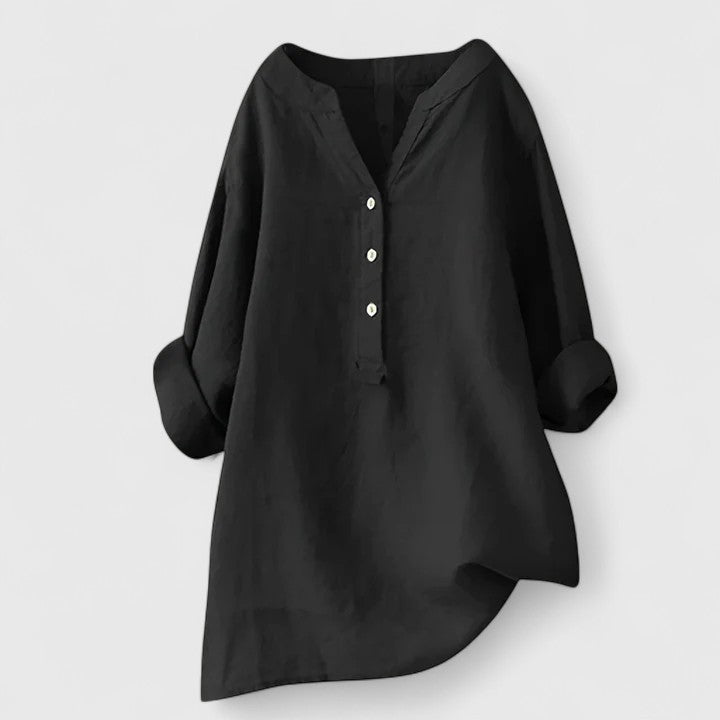 Éléonore | Chemise Élégante à Boutons - Amélie Delaire