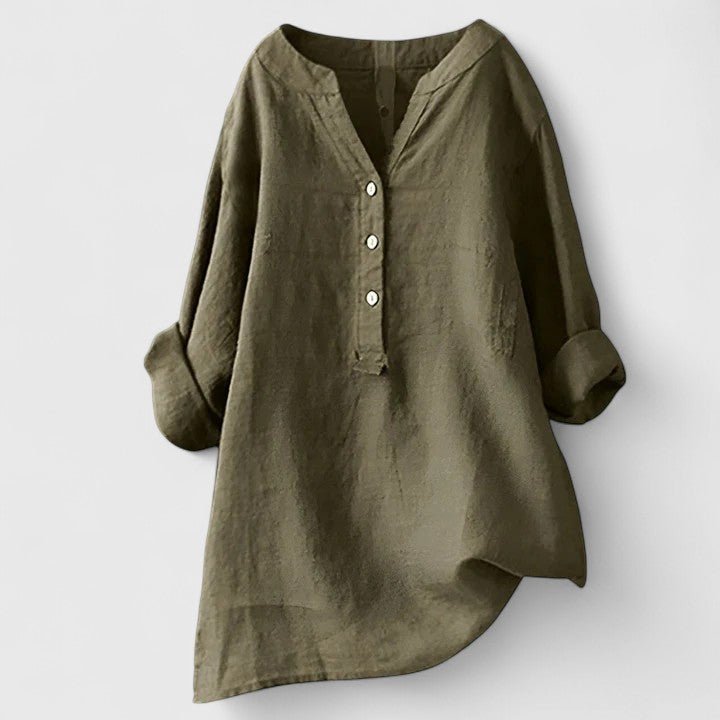 Éléonore | Chemise Élégante à Boutons - Amélie Delaire