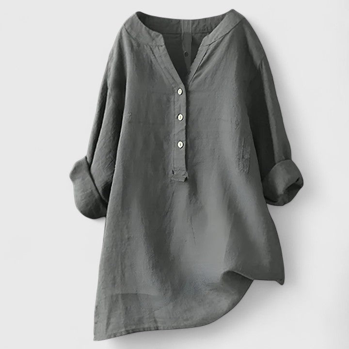Éléonore | Chemise Élégante à Boutons - Amélie Delaire