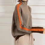 Éléonore | Col roulé Luxe en Chevron - Amélie Delaire