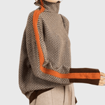 Éléonore | Col roulé Luxe en Chevron - Amélie Delaire