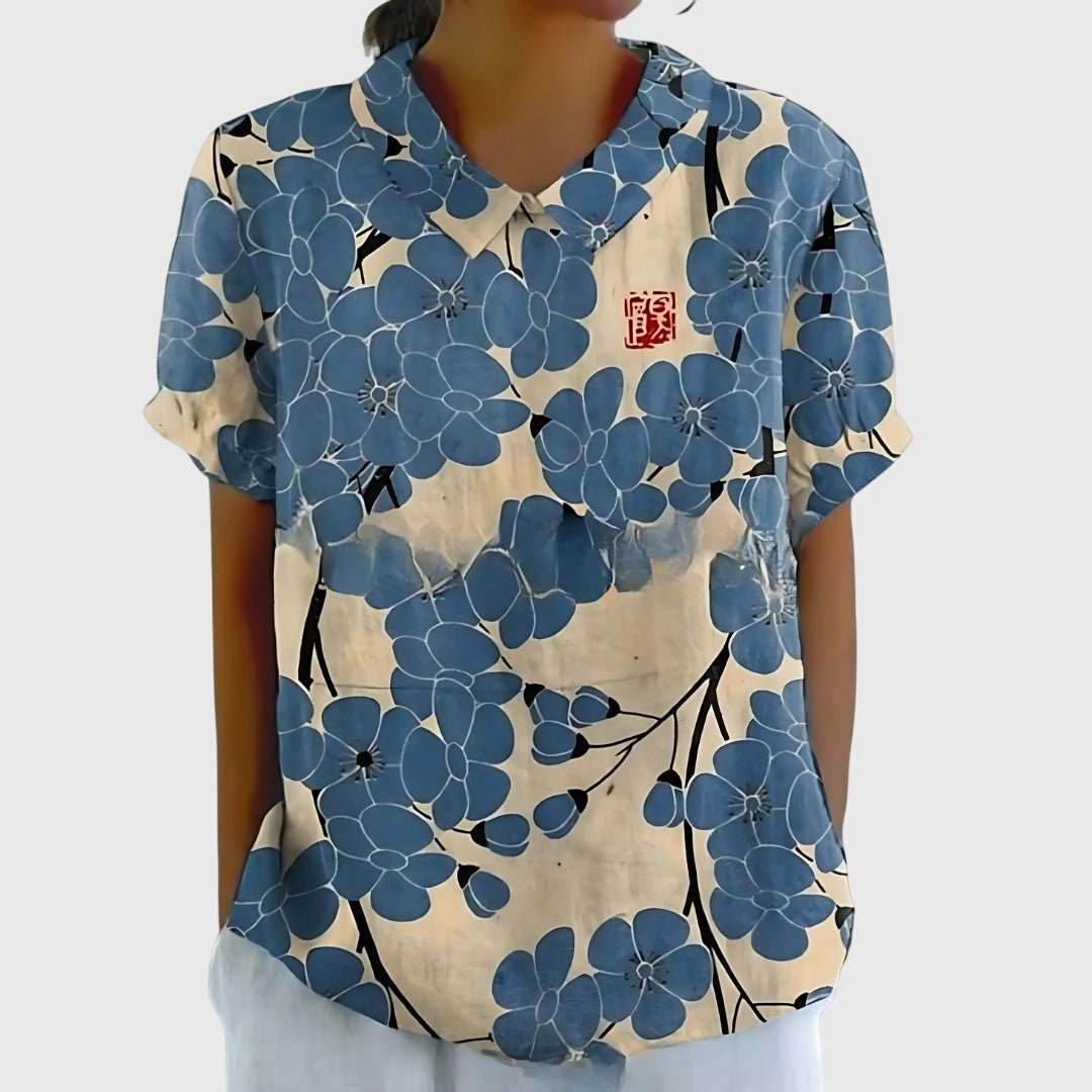 Élise | Blouse Florale - Amélie Delaire
