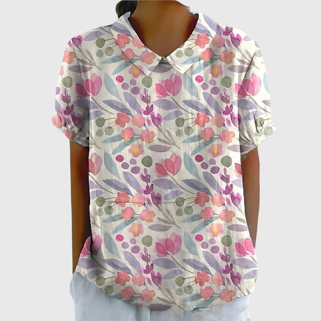 Élise | Blouse Florale - Amélie Delaire