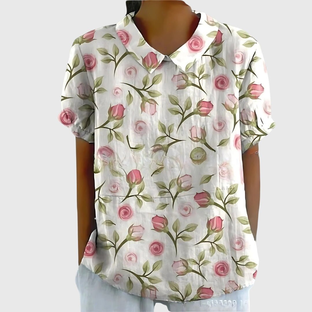 Élise | Blouse Florale - Amélie Delaire