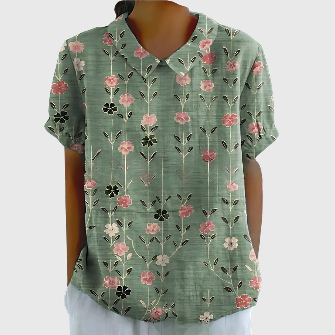 Élise | Blouse Florale - Amélie Delaire