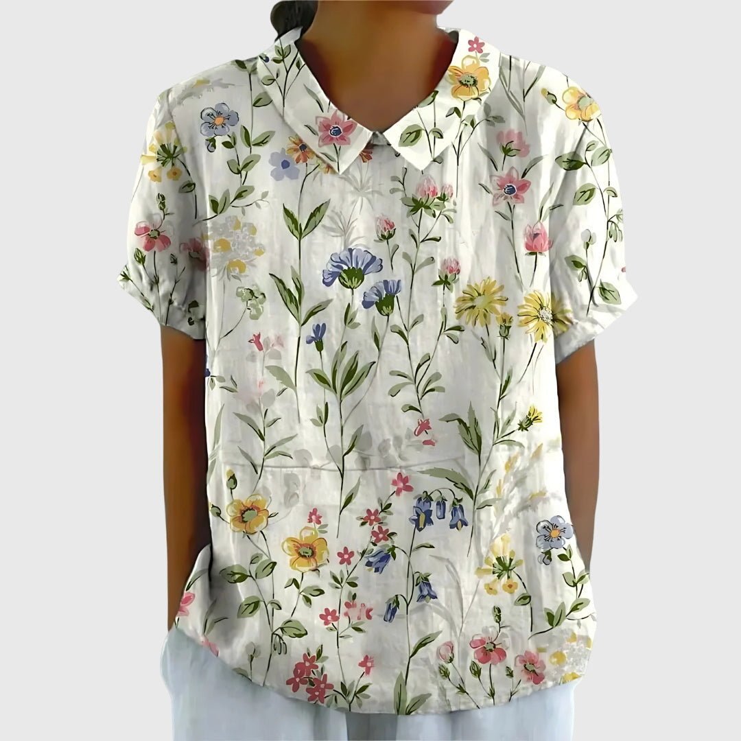 Élise | Blouse Florale - Amélie Delaire