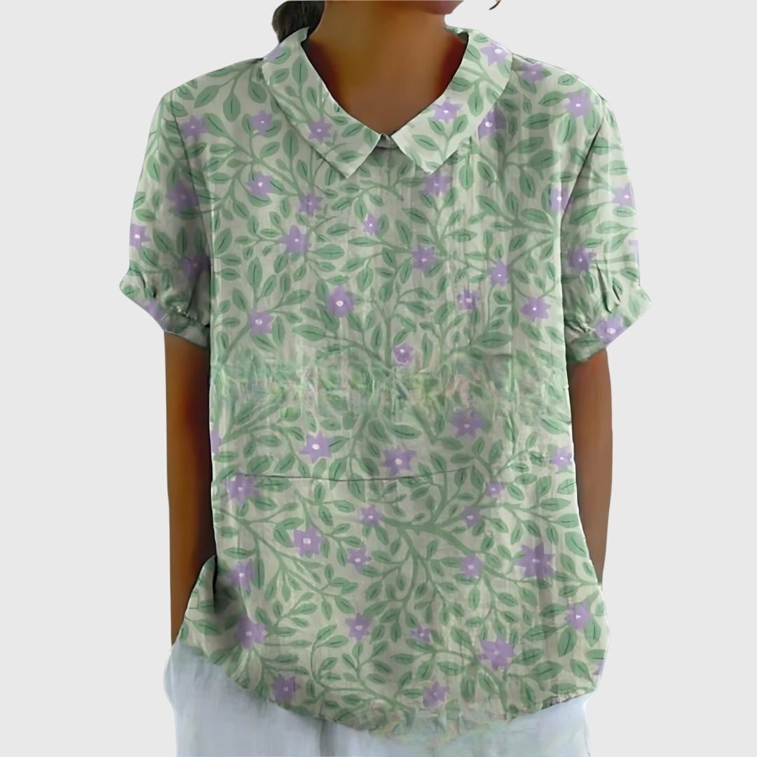 Élise | Blouse Florale - Amélie Delaire