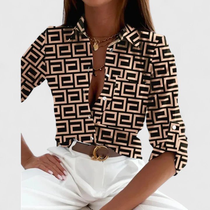 Élodie | Blouse Élégante à Manches Longues - Amélie Delaire