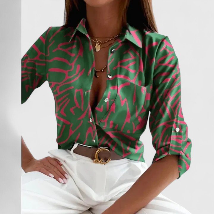 Élodie | Blouse Élégante à Manches Longues - Amélie Delaire
